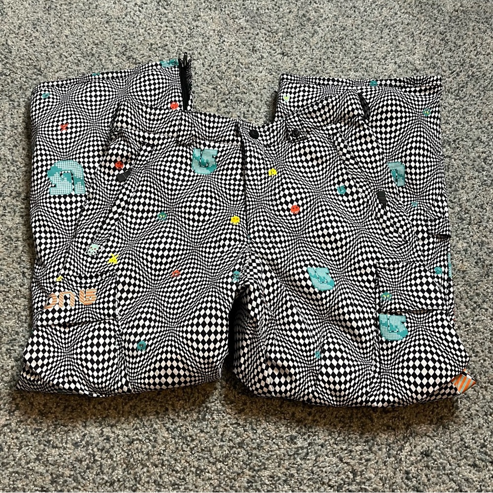 Boy’s Burton Snow Pants Ski Snowboard Checkered